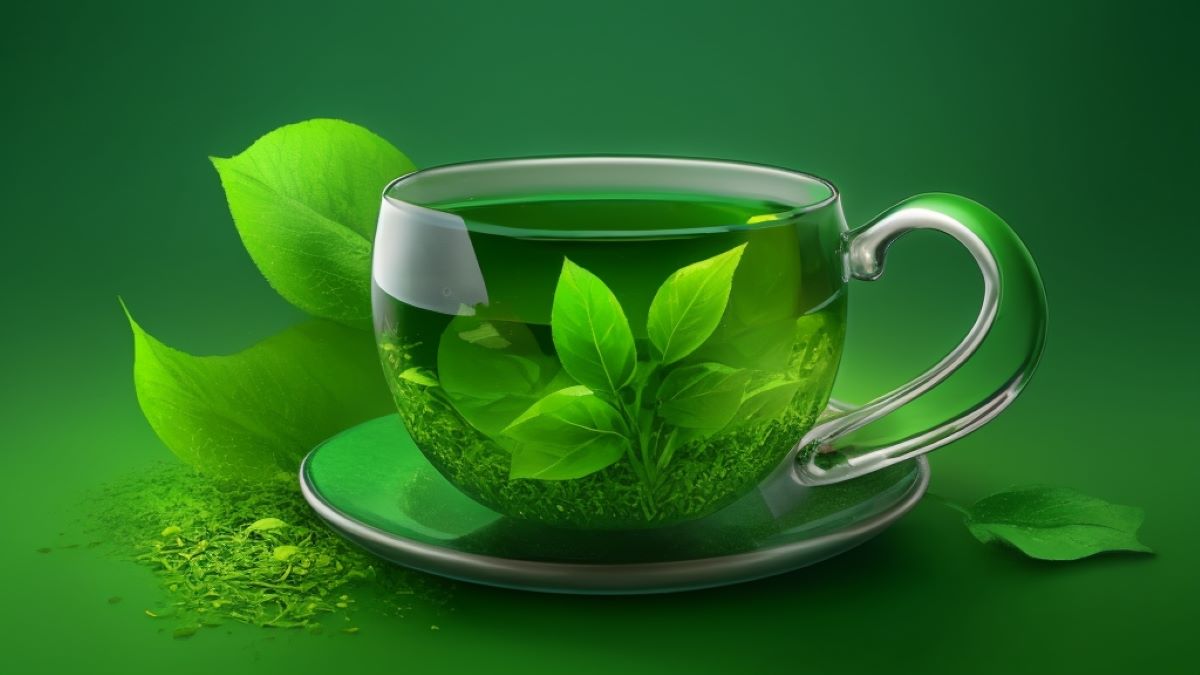 Default make a image of green tea 0