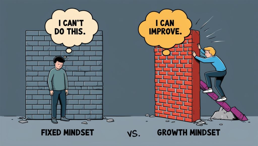 fixed vs growth mindset